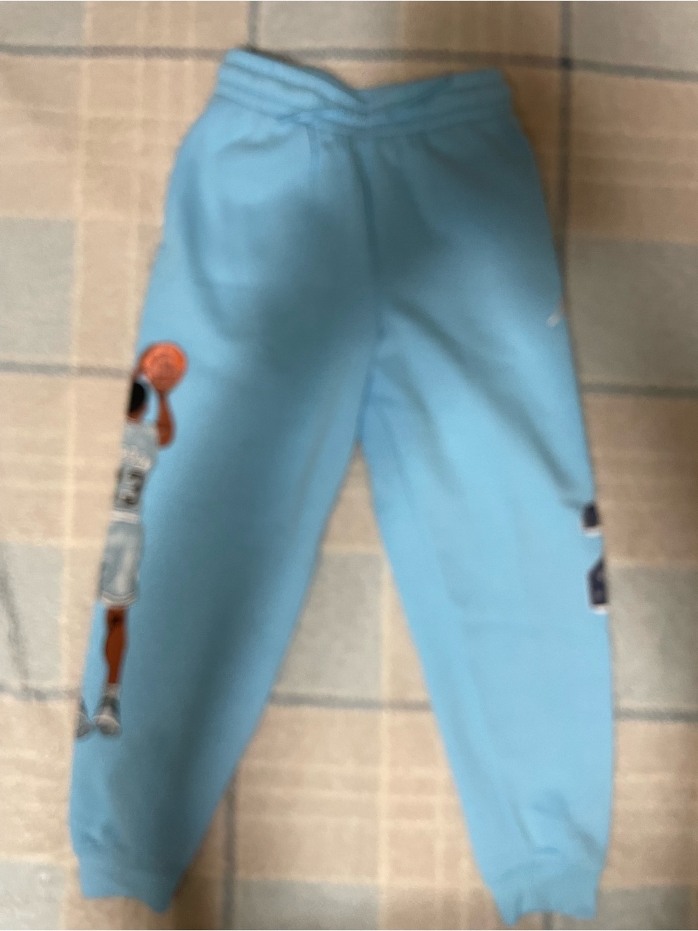 Jordan Kids Sky Blue Basketball Graphic Joggers